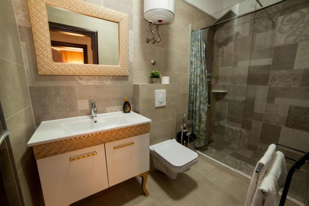 A bathroom at Sole Mio