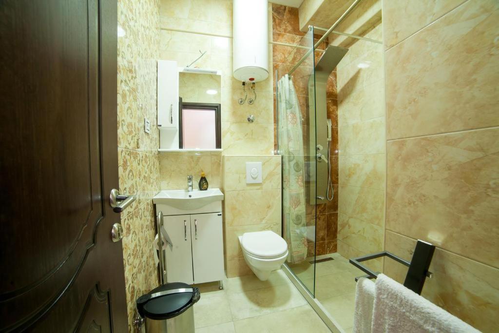 A bathroom at Sole Mio