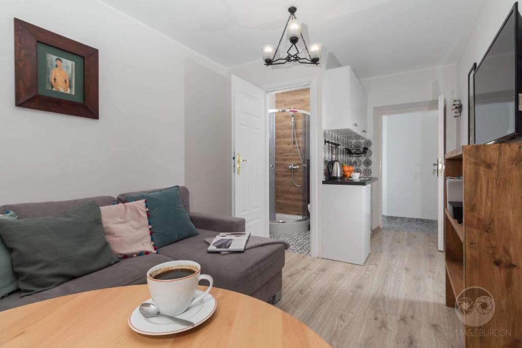 Kuchyňa alebo kuchynka v ubytovaní Goma Rent Długa Old Town Gdańsk