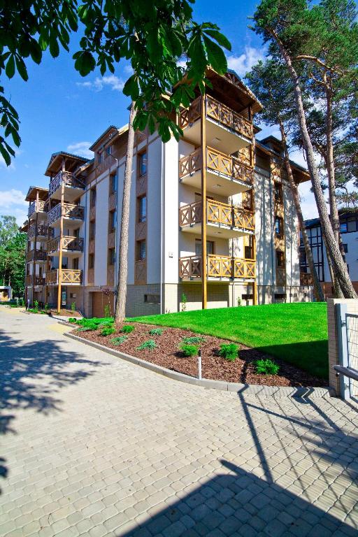 Budynek, w którym mieści się apartament