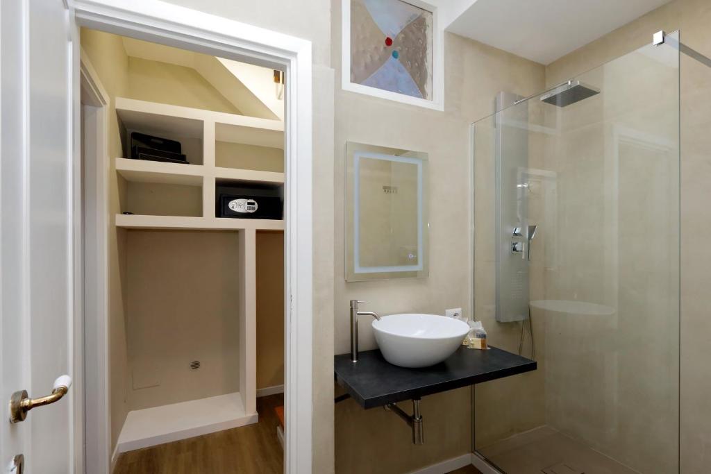 Koupelna v ubytování Il Borgo Luxury Suites
