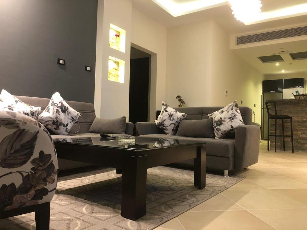 Posezení v ubytování Elite Suites Hurghada