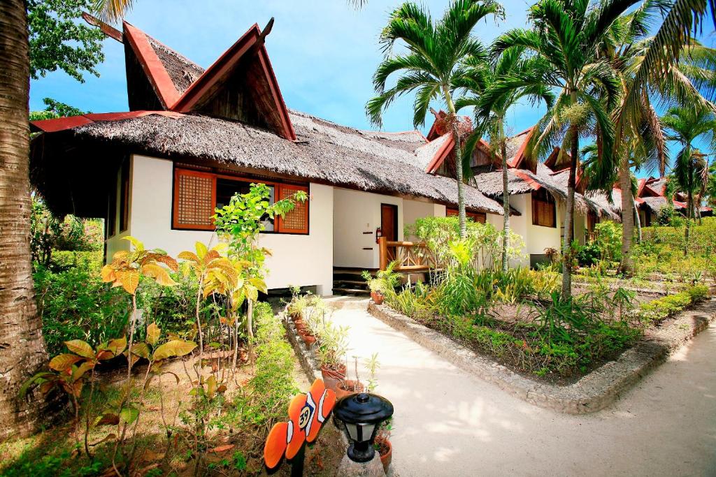 Zahrada ubytování Badian Island Wellness Resort