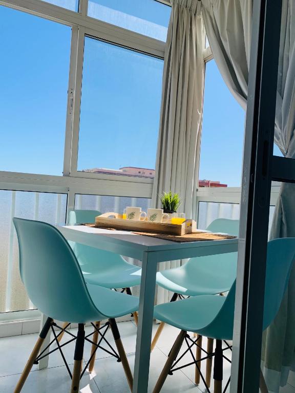 Balkón nebo terasa v ubytování Estudio muy acogedor en Benalmádena