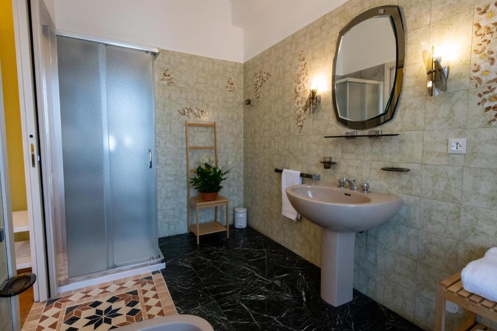 Łazienka w obiekcie B&B Il castagno