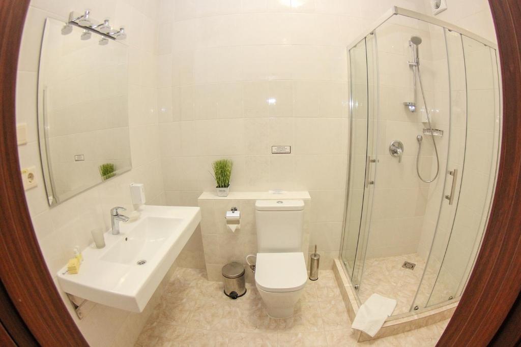 Koupelna v ubytování Hotel 52