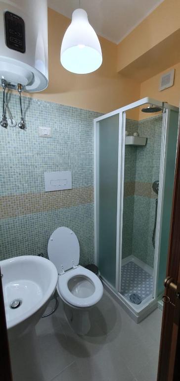 Koupelna v ubytování B&B Bonlet