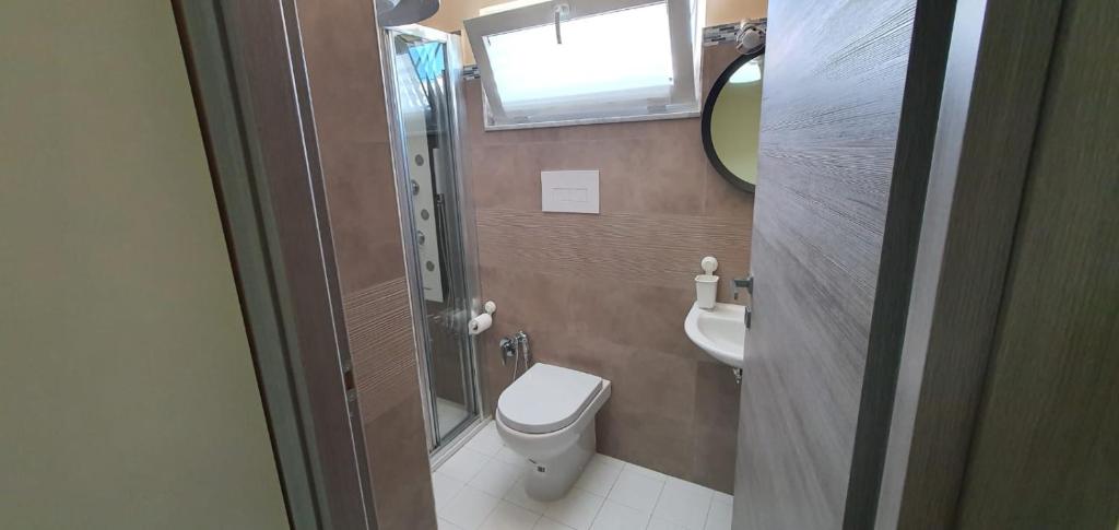Koupelna v ubytování B&B Bonlet