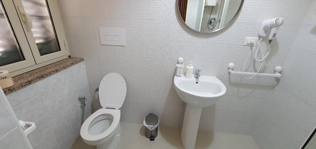 Koupelna v ubytování B&B Bonlet