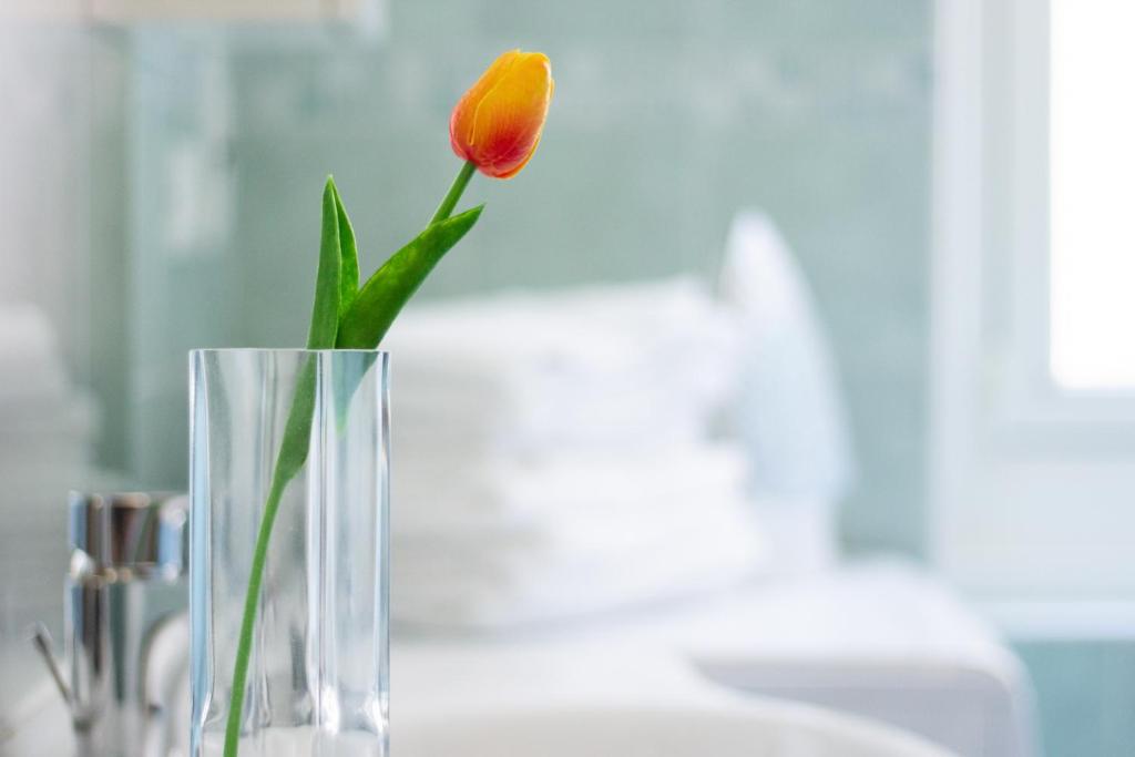 Posteľ alebo postele v izbe v ubytovaní Piazza Chiappa Apartment