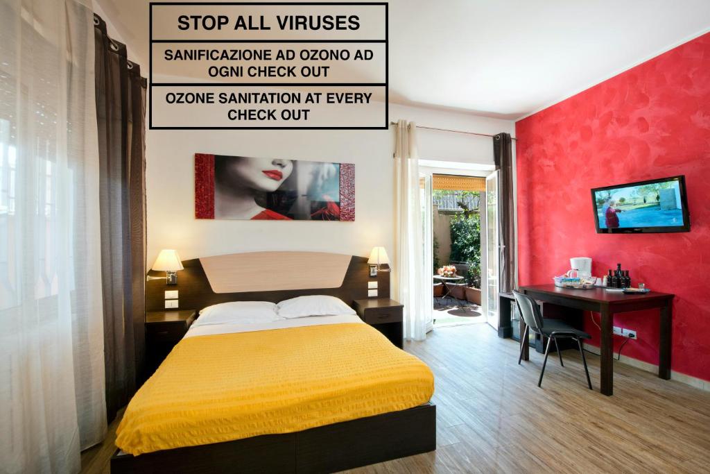 Llit o llits en una habitació de Vaticano84