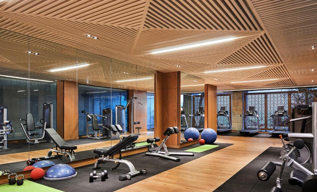 Fitness centrum a/nebo fitness zařízení v ubytování Taj Cidade de Goa Horizon, Goa