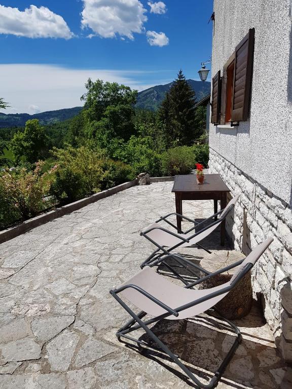 Widok na góry z tej kwatery prywatnej