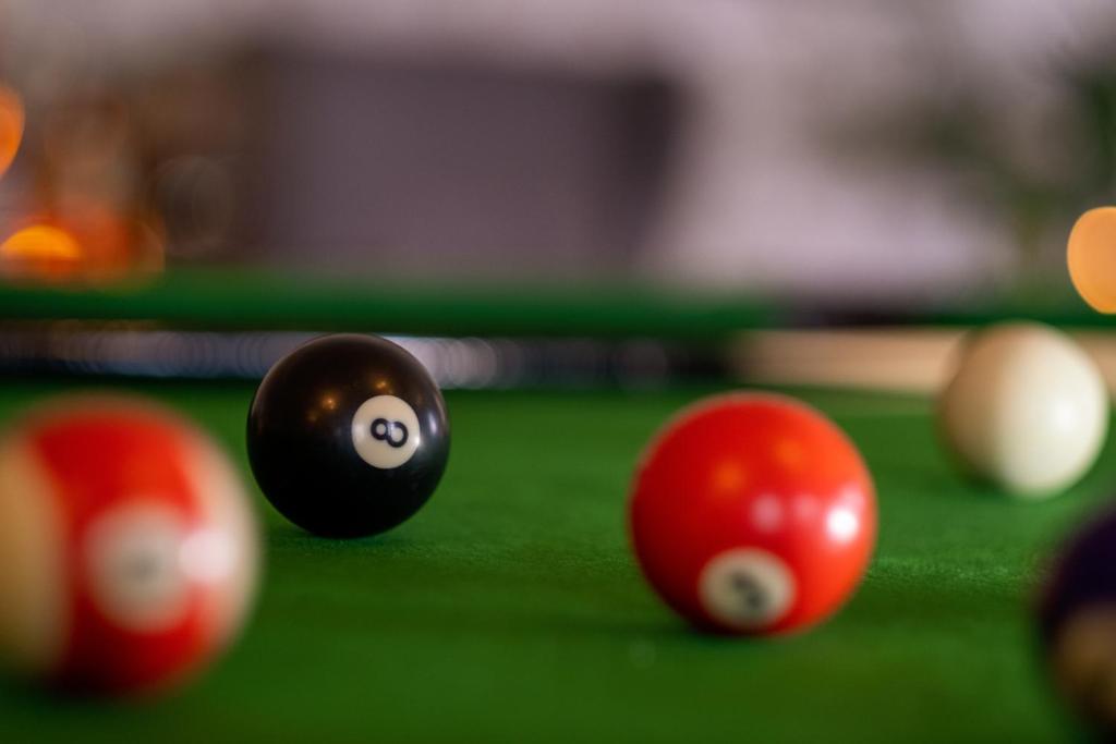 Biliár nebo kulečník v ubytování Dwór Kaliszki