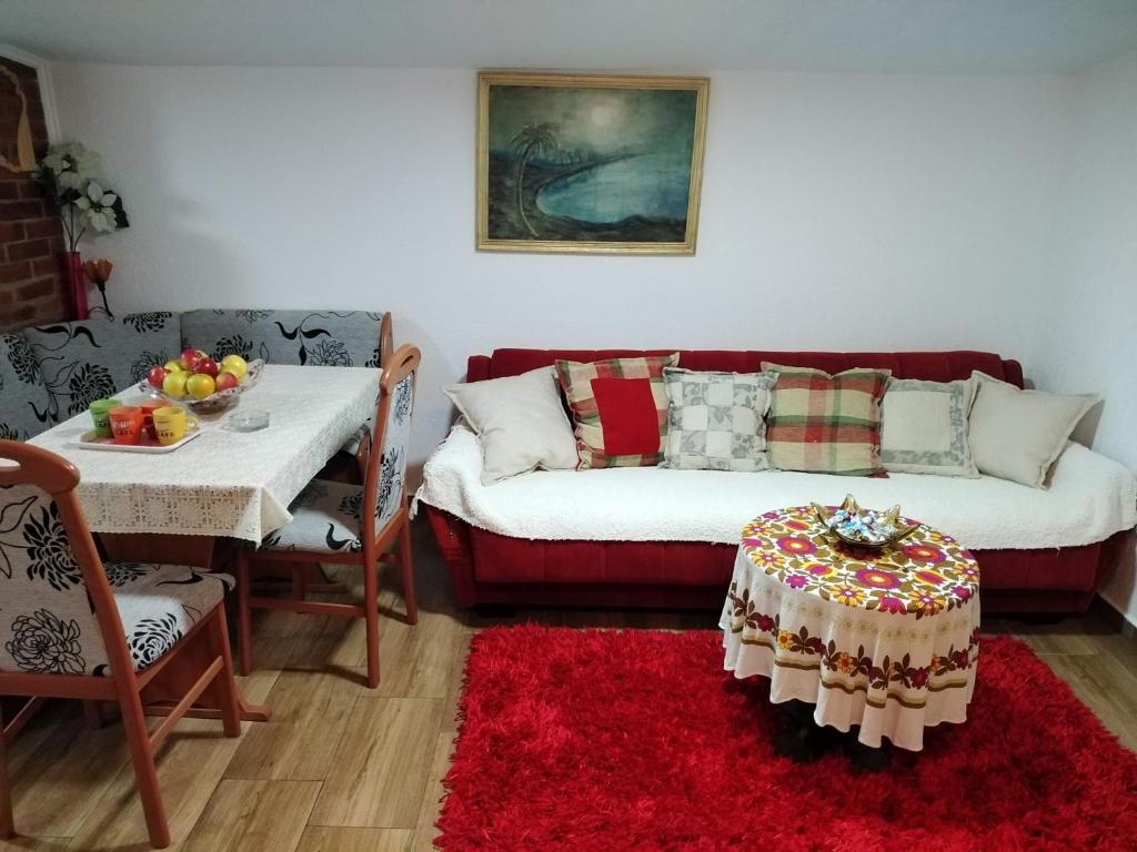 Posezení v ubytování Apartmani Odmor i Mir