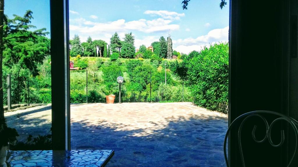 A garden outside Antico Casale Fabrizi