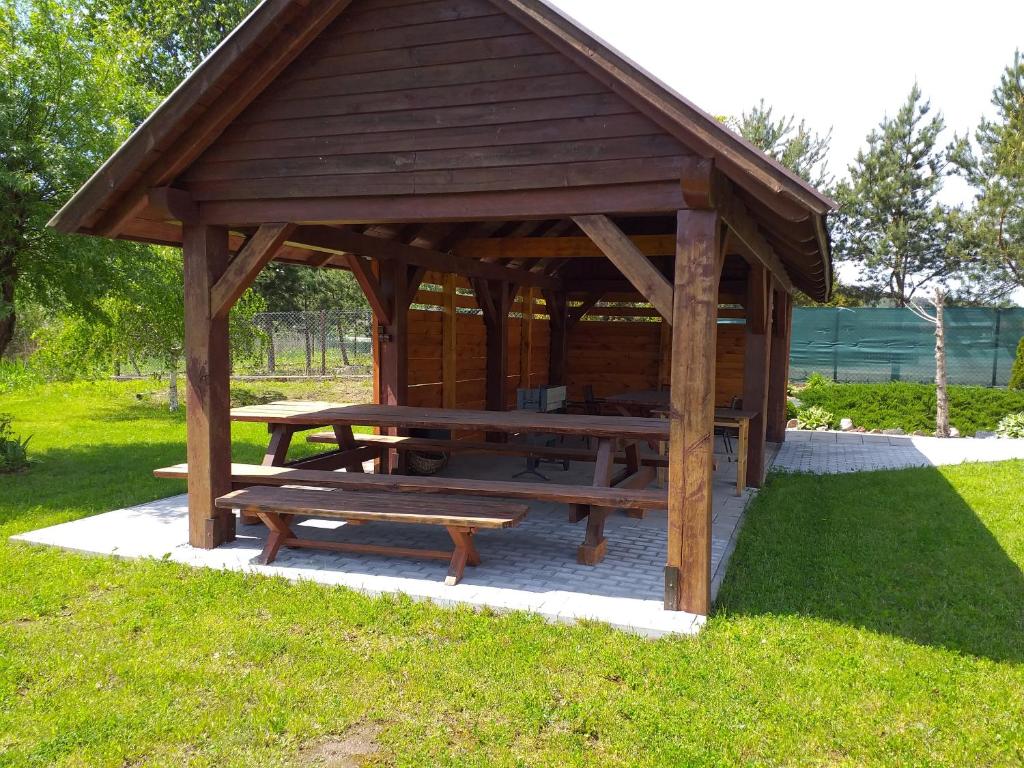 Vonkajšia záhrada v ubytovaní Pensjonat pod Kasztanem