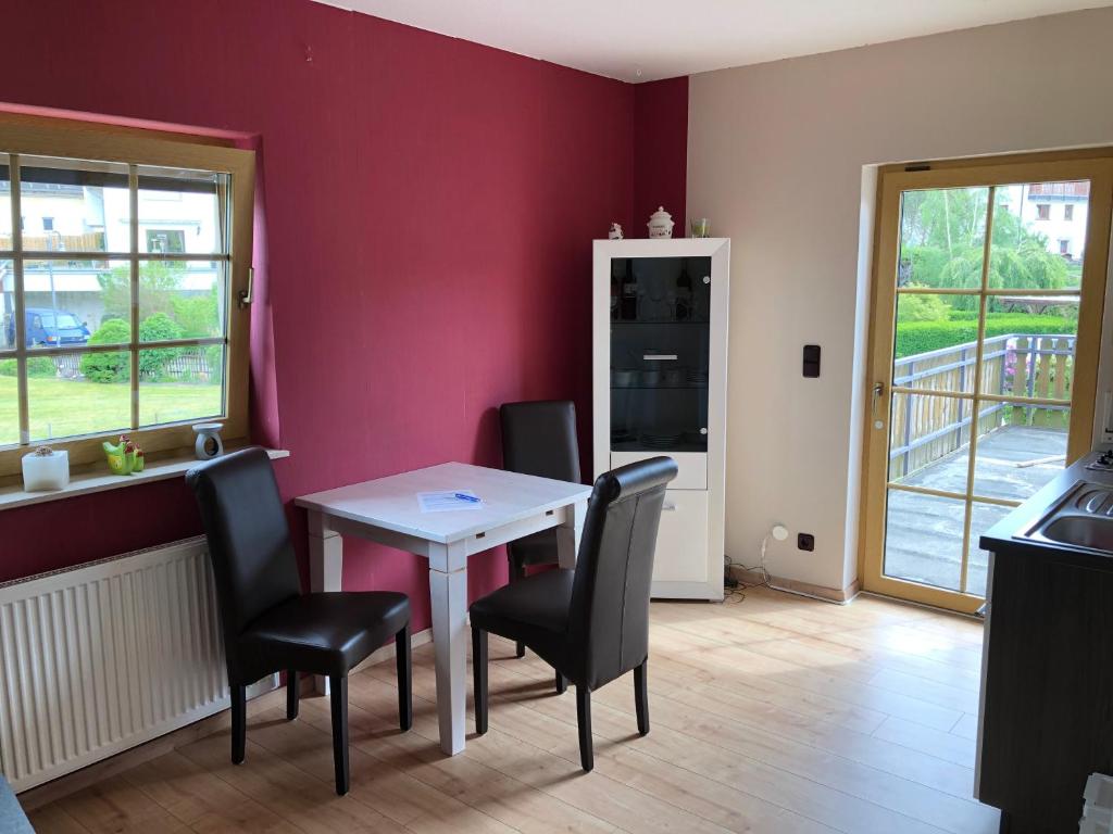 Kuchyň nebo kuchyňský kout v ubytování Gästehaus Lara
