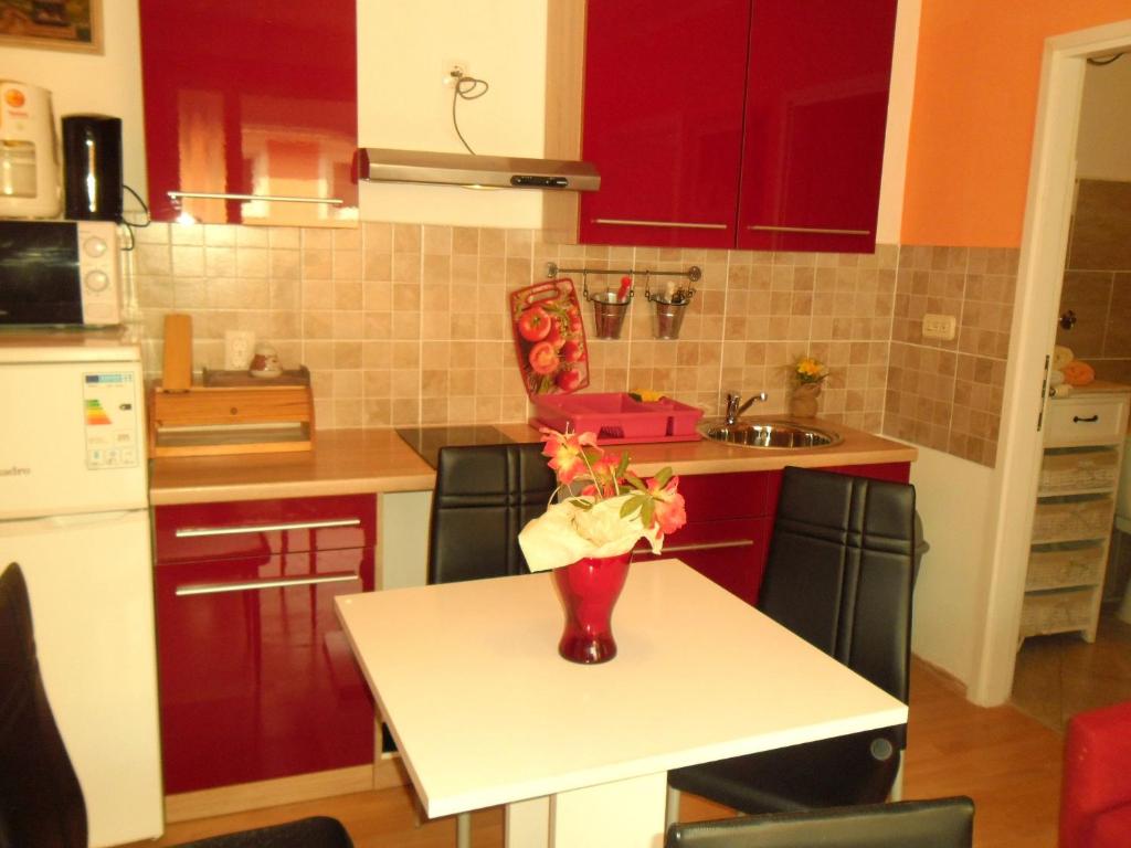 Kuchyňa alebo kuchynka v ubytovaní Apartments Kestenovi Dvori