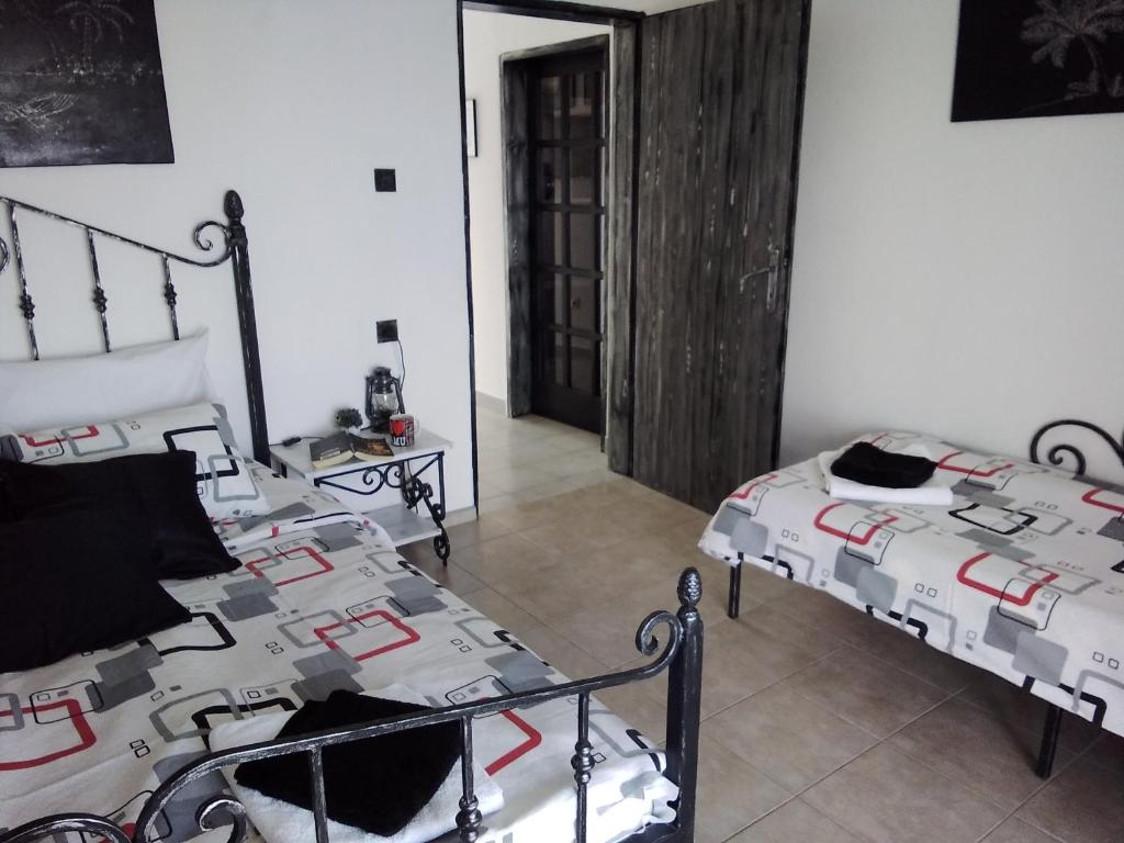 Voodi või voodid majutusasutuse Luštica Apartments toas