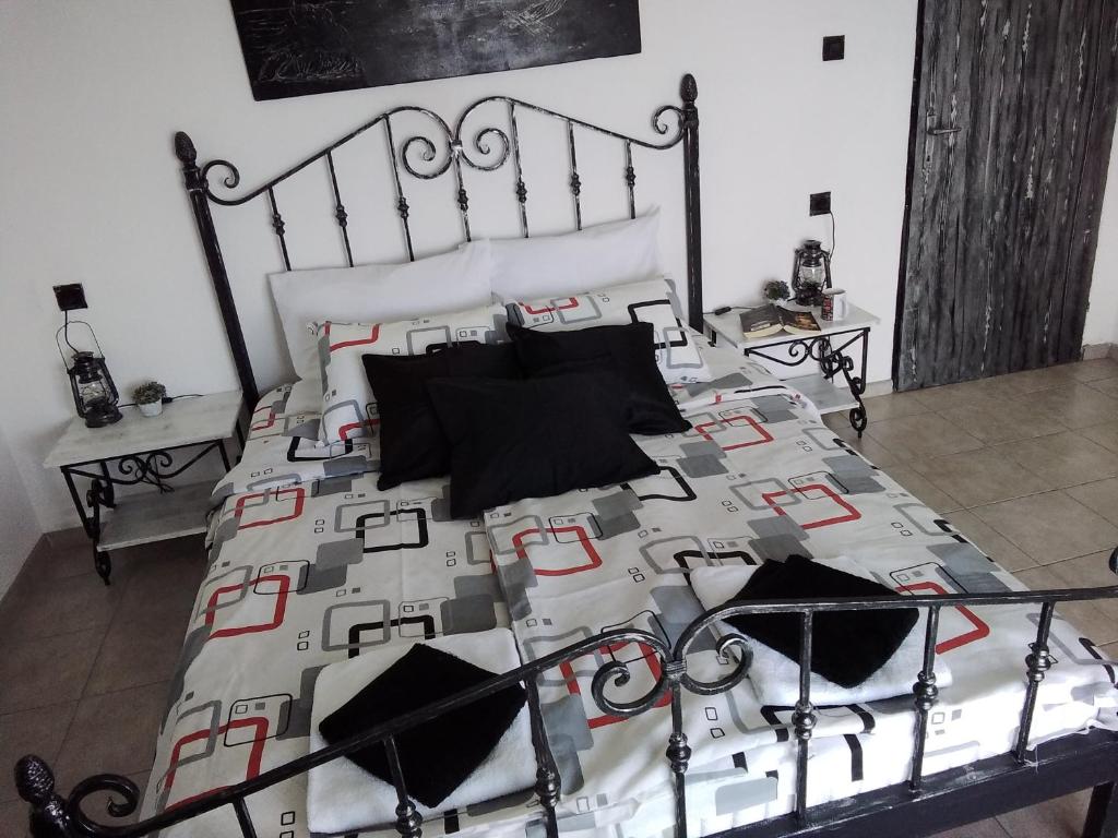 Voodi või voodid majutusasutuse Luštica Apartments toas