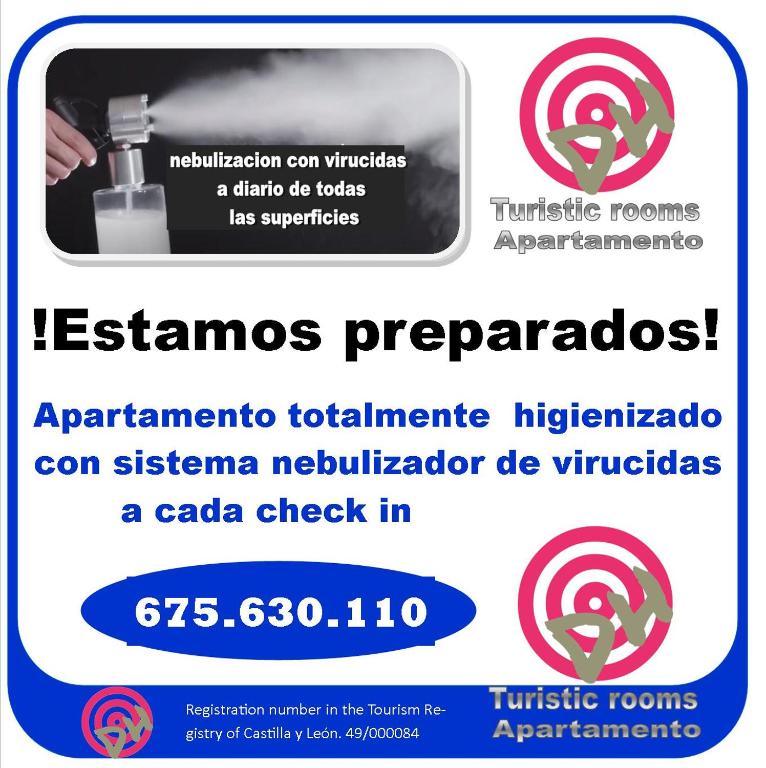 a screenshot of a flyer for a tesamosergolis applicatorerate at Apartamento DH in Zamora