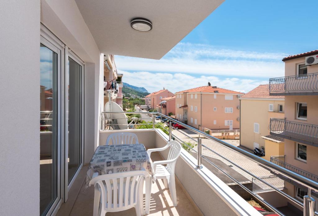 Balkón alebo terasa v ubytovaní APARTMANI VUJČIĆ