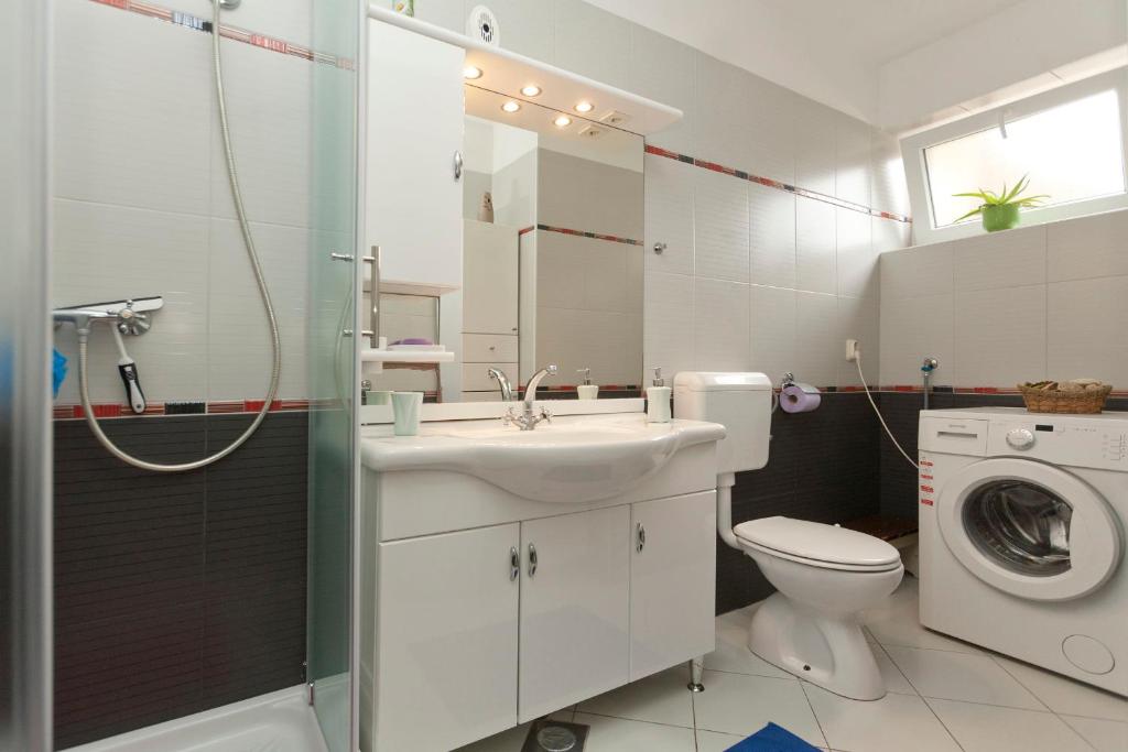 Koupelna v ubytování Apartman Nade