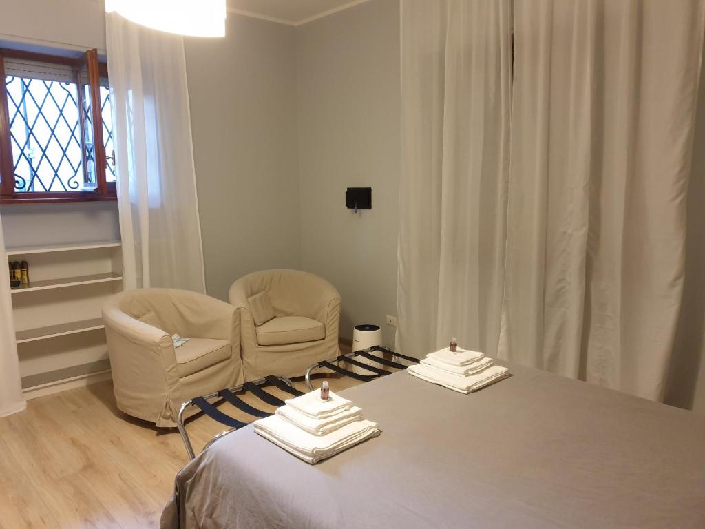 Posteľ alebo postele v izbe v ubytovaní LG apartment