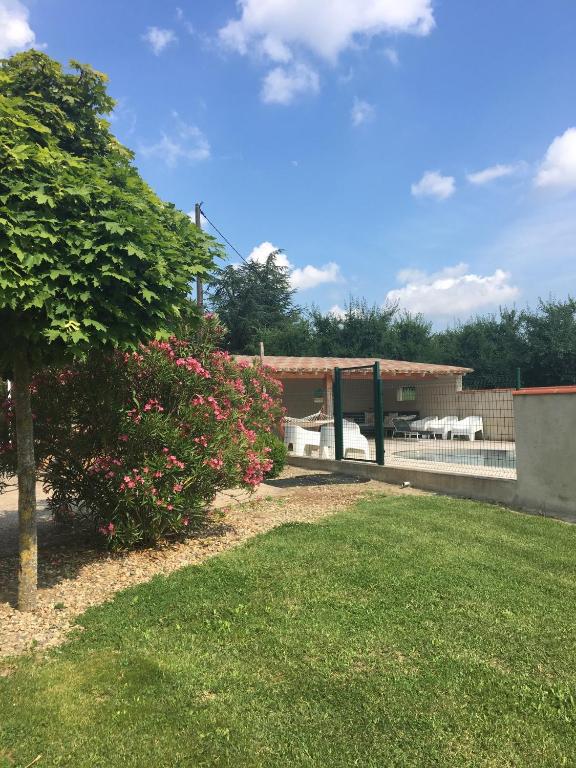 Zahrada ubytování Gîte de Beausoleil