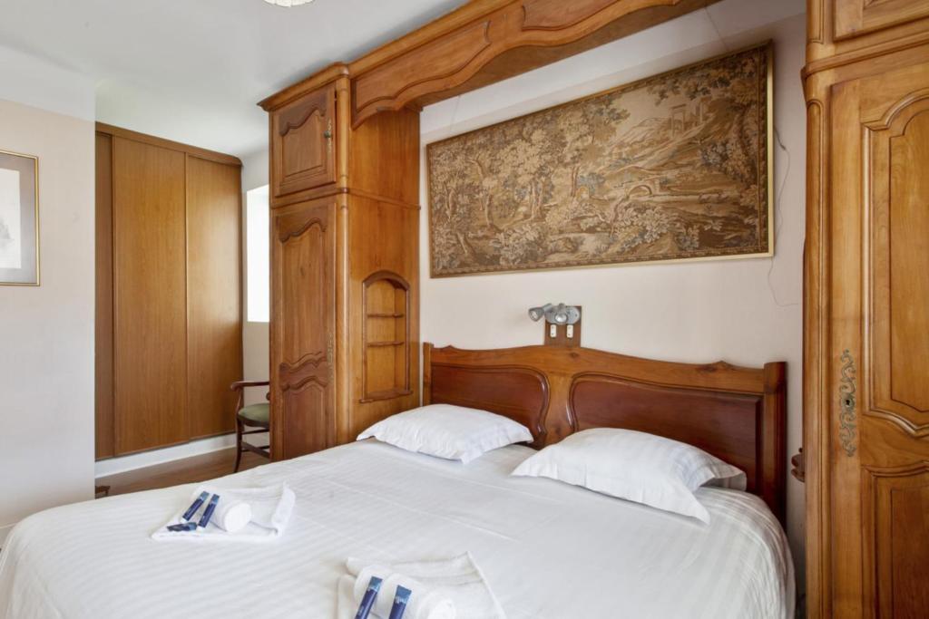 Postel nebo postele na pokoji v ubytování Appartement des Basques - Welkeys