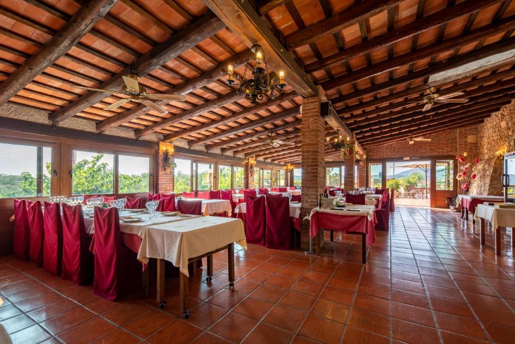 Restaurace v ubytování Mas Torrellas