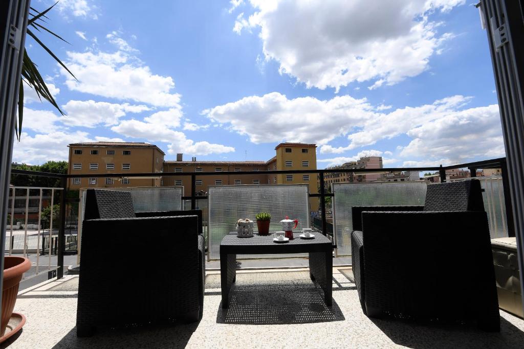Balkon lub taras w obiekcie Suite art Pigneto