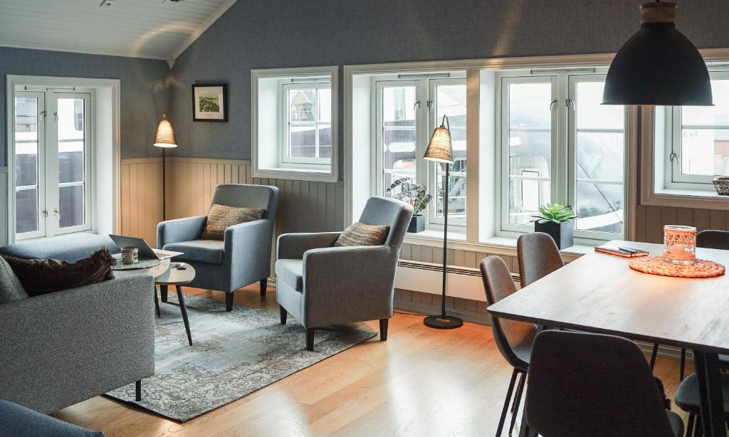 Posezení v ubytování Ona Havstuer - by Classic Norway Hotels