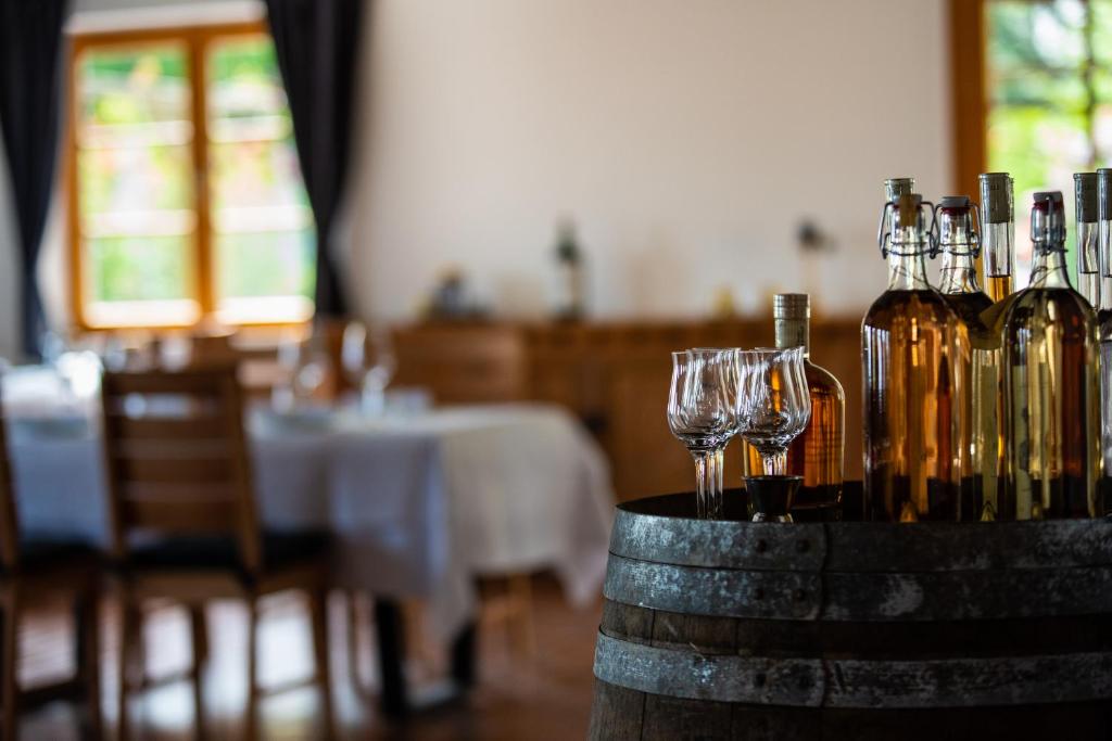 Nápoje v ubytování Landgasthof Hittenkirchen