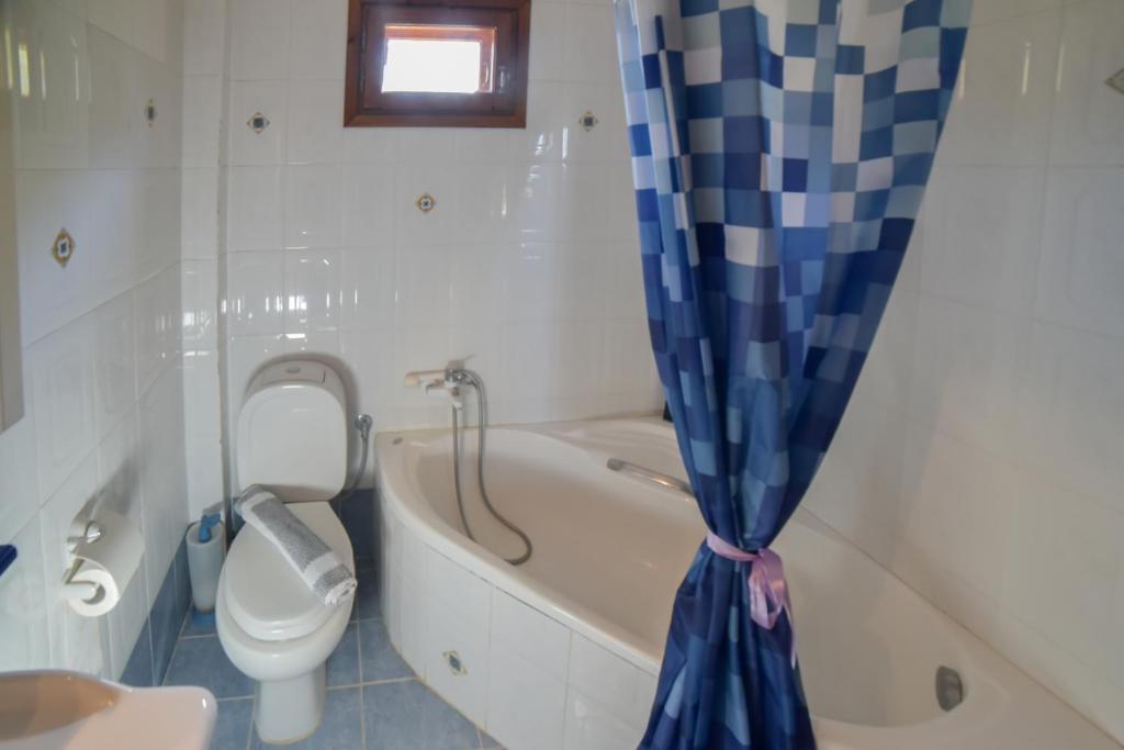 Koupelna v ubytování Villa Eva Halkidiki