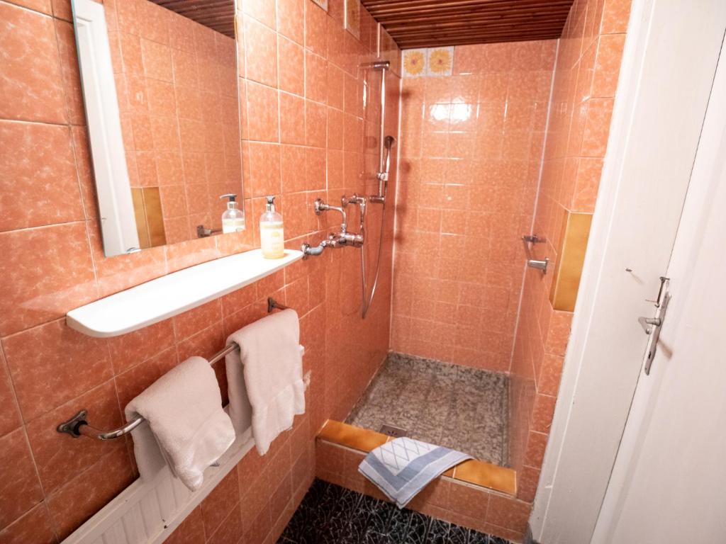 Koupelna v ubytování Gästehaus Pension Ria