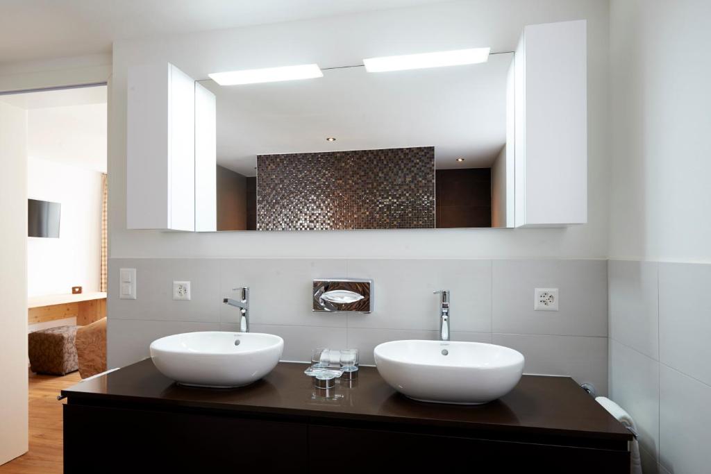 Koupelna v ubytování Welschen Apartments Hörnligrat