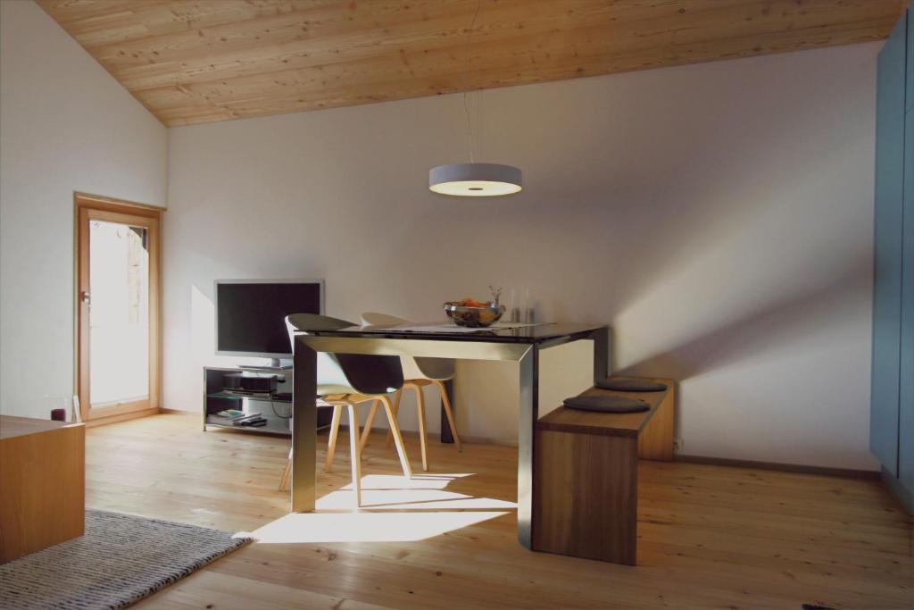 TV a/nebo společenská místnost v ubytování Ferienhaus Z‘ Gädi