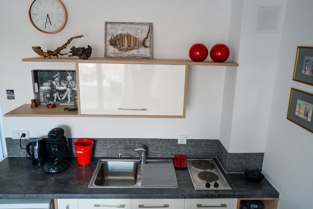 Kuchyňa alebo kuchynka v ubytovaní Obzor Tatyana Apartaments Art