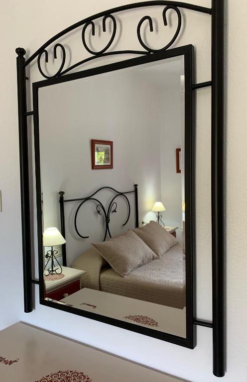 Postel nebo postele na pokoji v ubytování Hostal Atalaya en Capileira CB