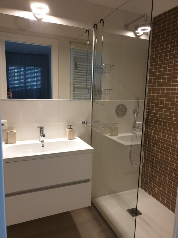 Koupelna v ubytování Iris home