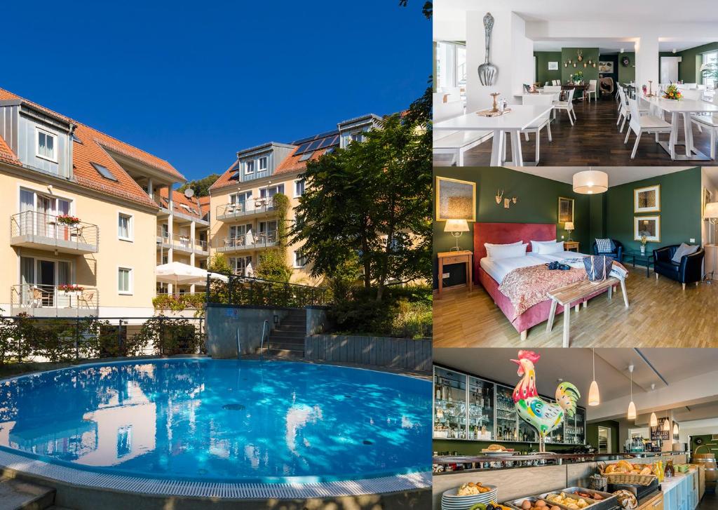 Bazén v ubytování Apparthotel Bad Schandau by STEIGER Hotels nebo v jeho okolí