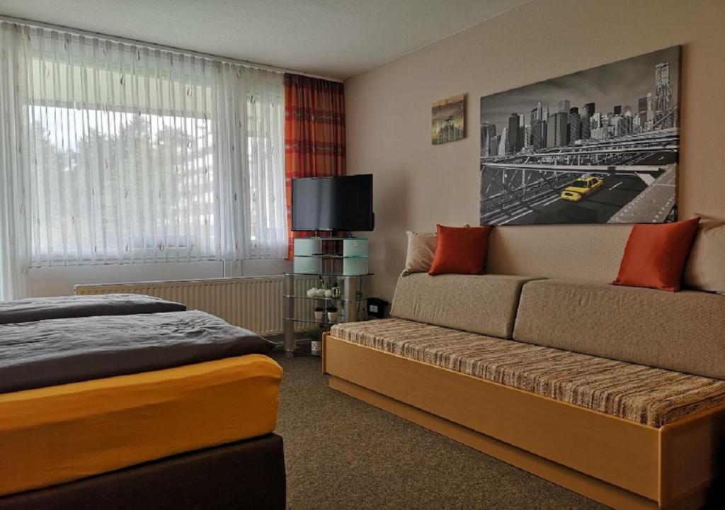 Postel nebo postele na pokoji v ubytování Apartment Michaela