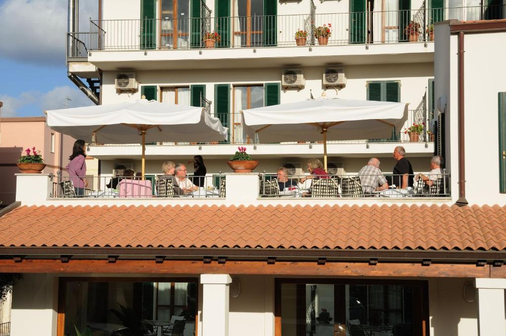 Balkón nebo terasa v ubytování Hotel Angedras