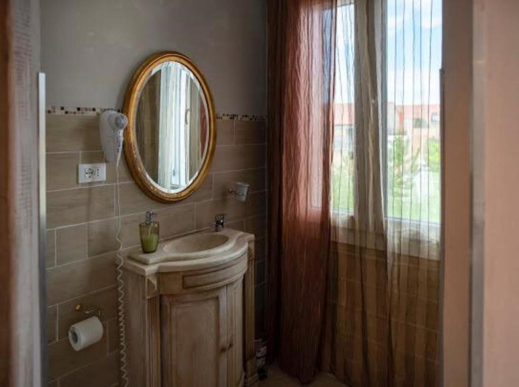 Koupelna v ubytování Casa Sulla Laguna