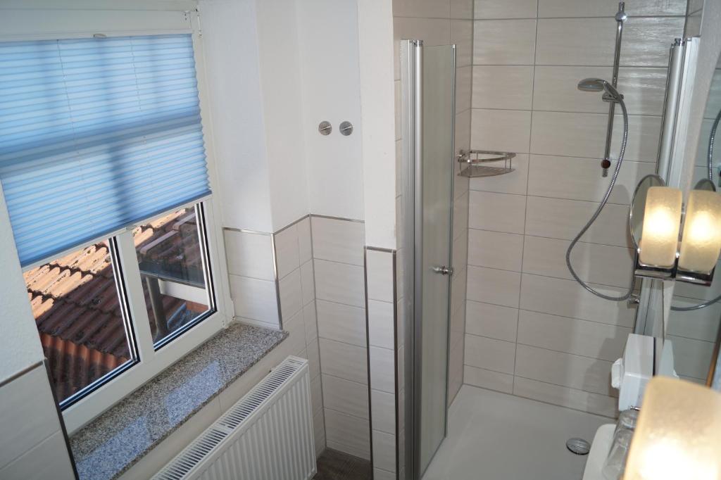 Koupelna v ubytování Hotel Villa Undine
