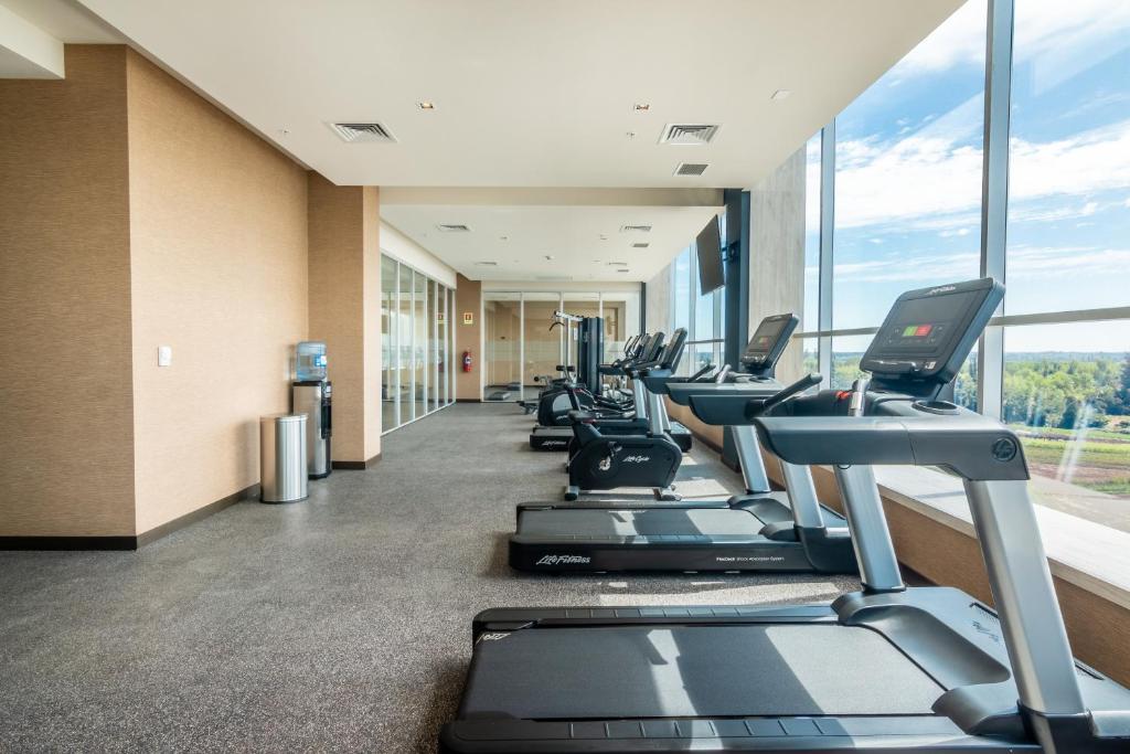 Fitness centrum a/nebo fitness zařízení v ubytování MDS Hotel Chillan