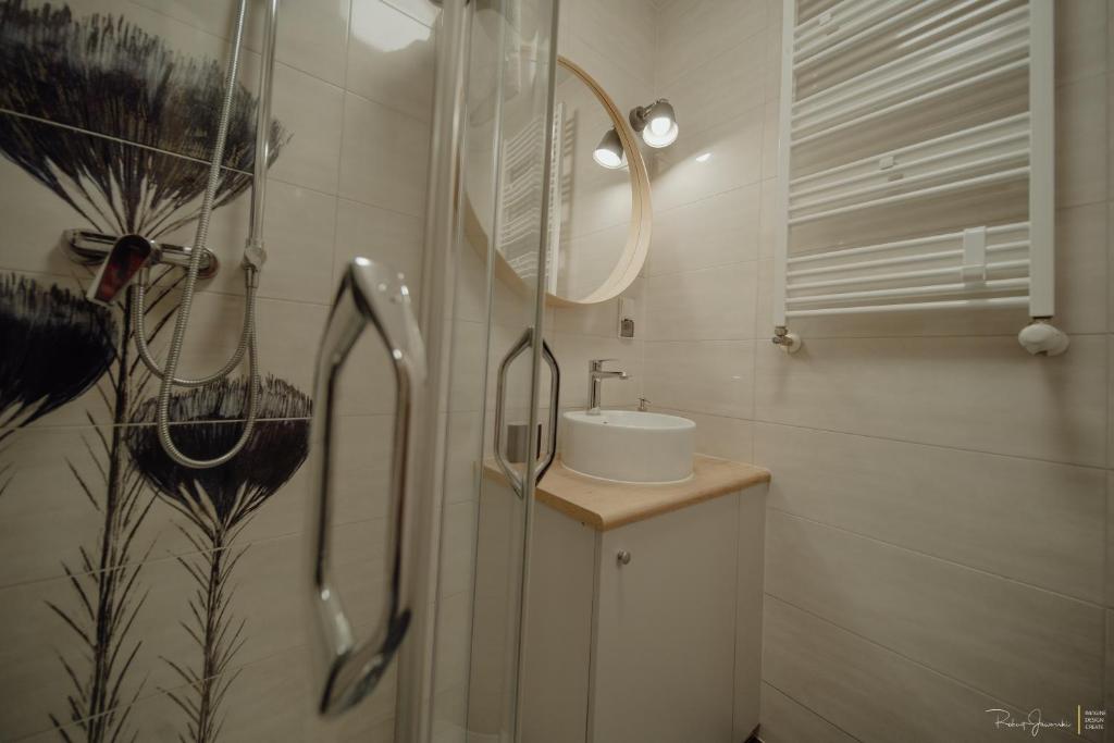 Kúpeľňa v ubytovaní Apartamenty Silence Górskie Zacisze