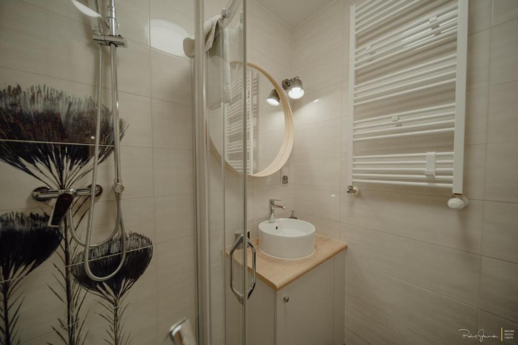 Kúpeľňa v ubytovaní Apartamenty Silence Górskie Zacisze